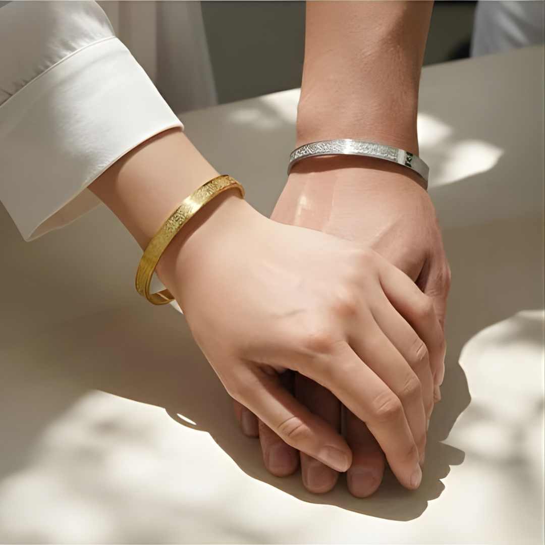 Ayetel Kürsi Bileklik - Paslanmaz Çilek