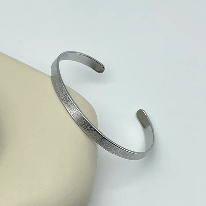 Ayetel Kürsi Bileklik - Paslanmaz Çilek