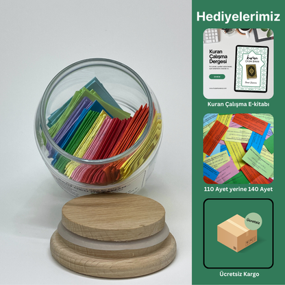 Huzur Kavanoz - 140 Ayet - 10 Renkli