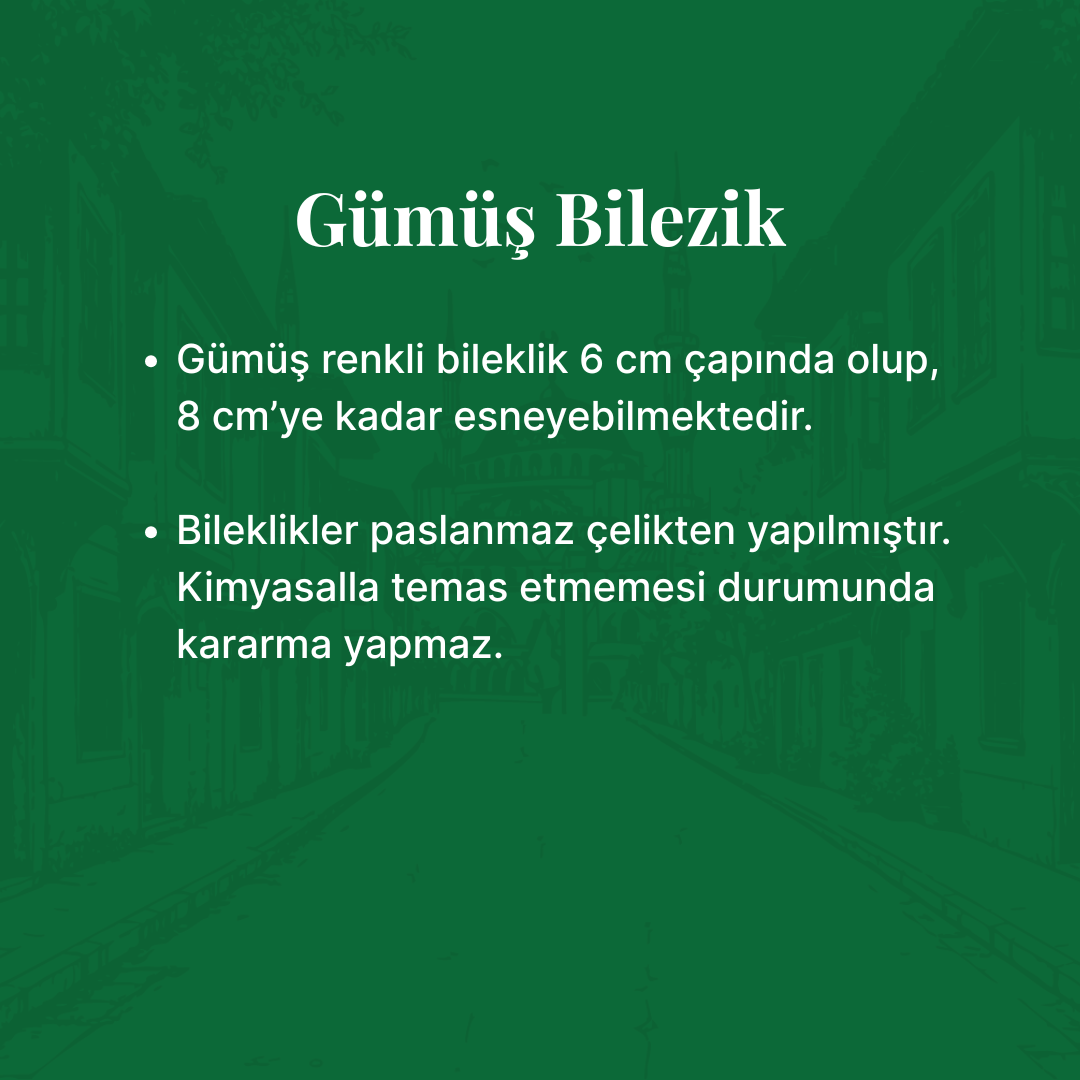 Ayetel Kürsi Bileklik - Paslanmaz Çelik